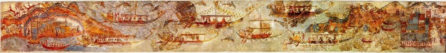 !minoan fleet procession AKROTIRI