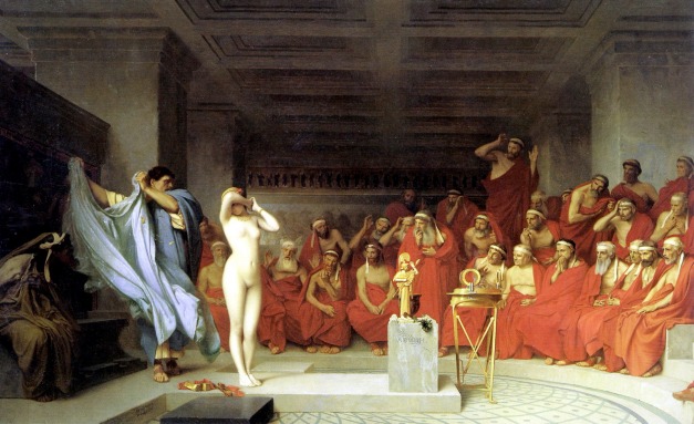 Jean-Léon Gérôme - Phryne before the Areopagus - 1861